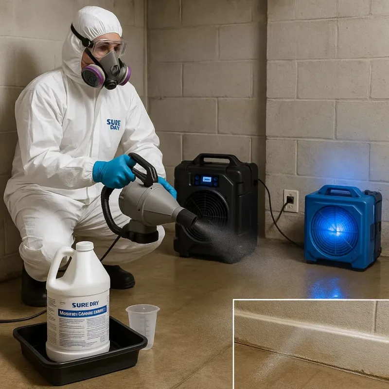 Sanitization and Odor Removal process in Hellertown, PA