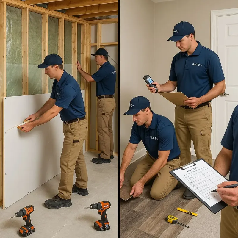 Repairs and Reconstruction process in Hellertown, PA