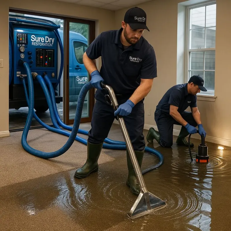 Water Extraction and Removal process in Hellertown, PA